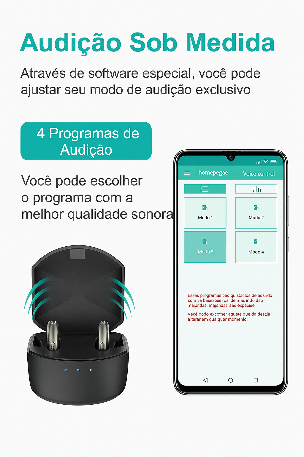 Clarity Pro Max: Aparelho Auditivo Digital Recarregável BTE