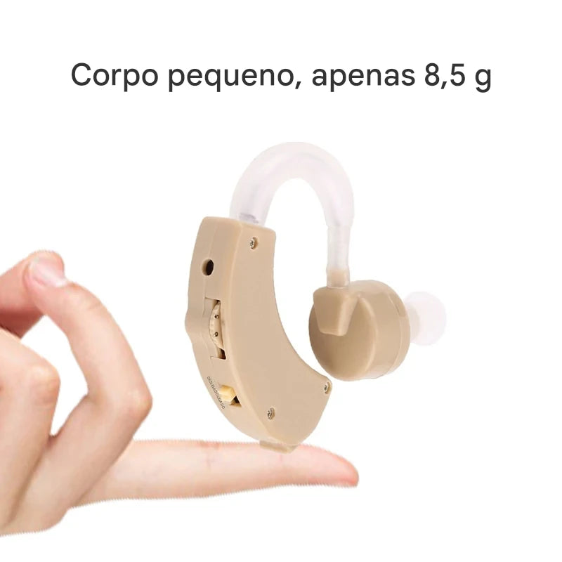 Aparelho Auditivo Portátil com Amplificação Ajustável- SoundMax™