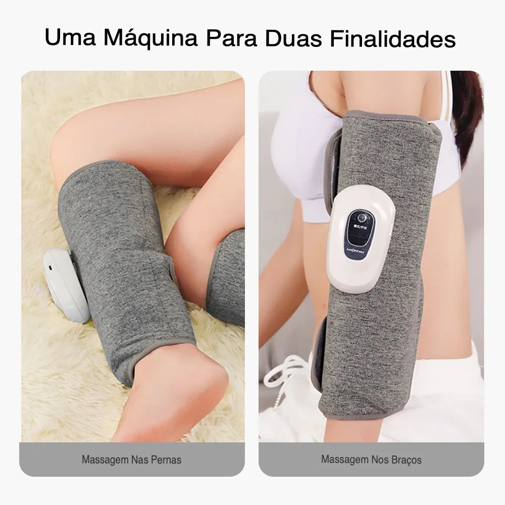 Massageador de Pernas e Braços – Relaxamento e Bem-Estar em Casa