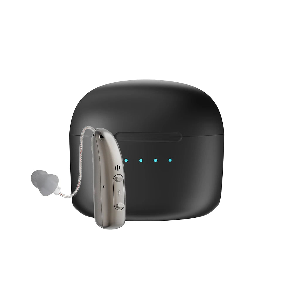 Clarity Pro Max: Aparelho Auditivo Digital Recarregável BTE