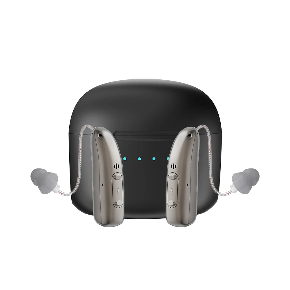 Clarity Pro Max: Aparelho Auditivo Digital Recarregável BTE