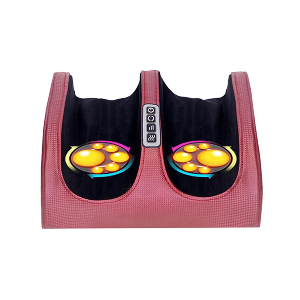 Massageador de Pés Elétrico OrthoRelax™ – Shiatsu 3D com Aquecimento e Alívio Profundo