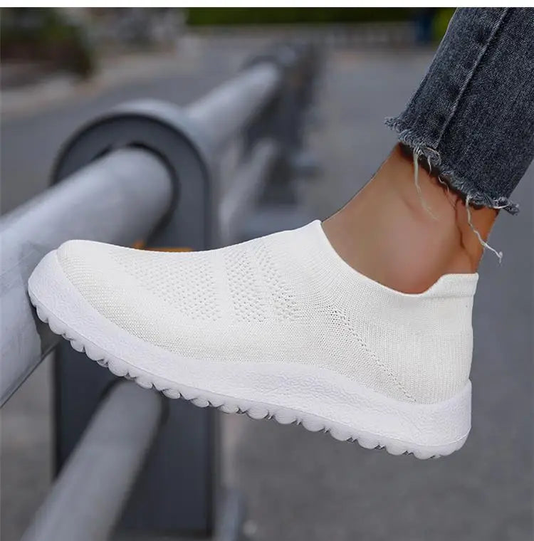 Tênis Ortopédico Feminino confortável, respirável e sem cadarço- Confort Walk Flex™