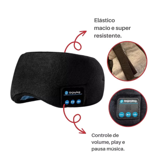 Máscara de Dormir Bluetooth Wireless