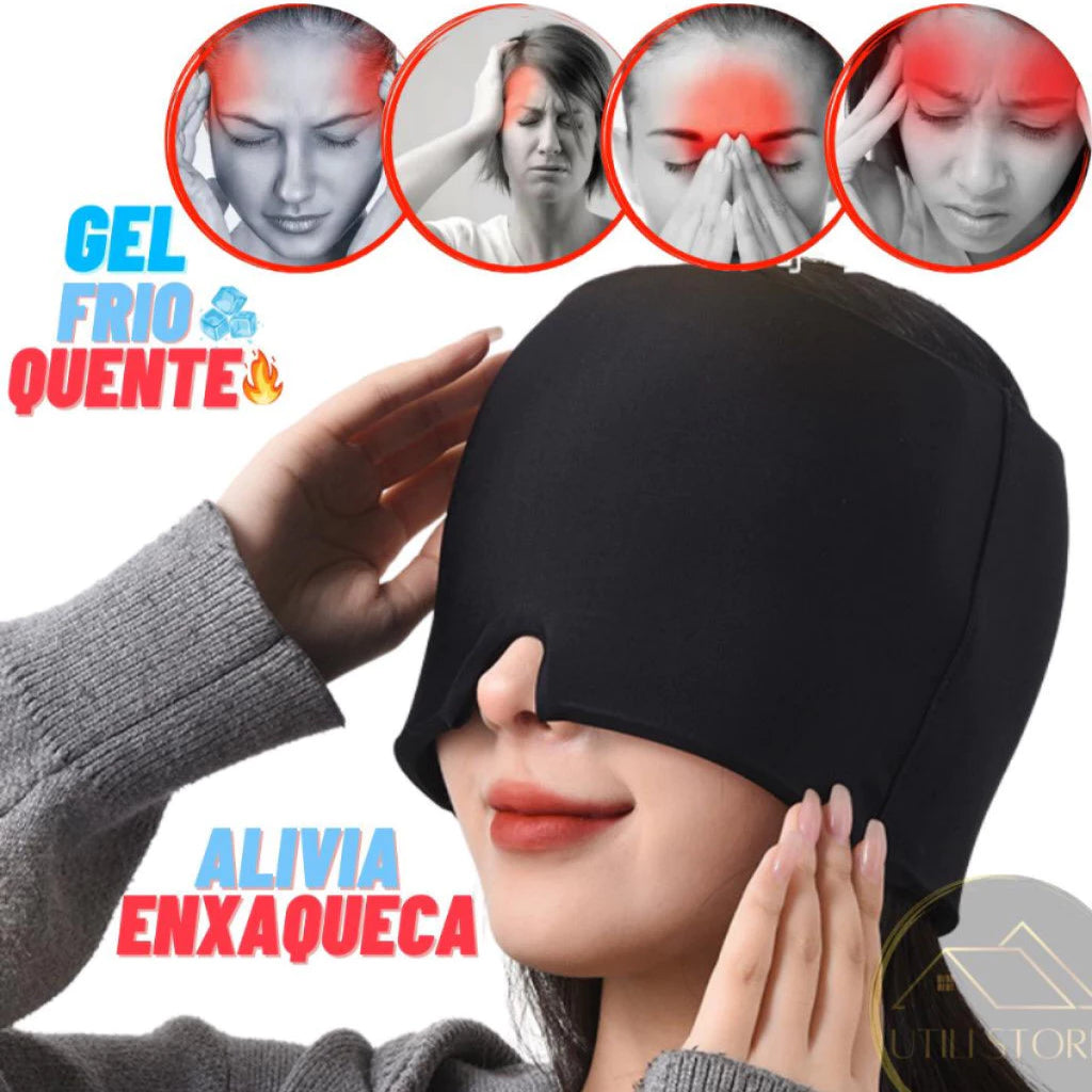 Kit 02 Toucas Terapêuticas de Gel – Alívio Imediato para Dores de Cabeça e Enxaqueca