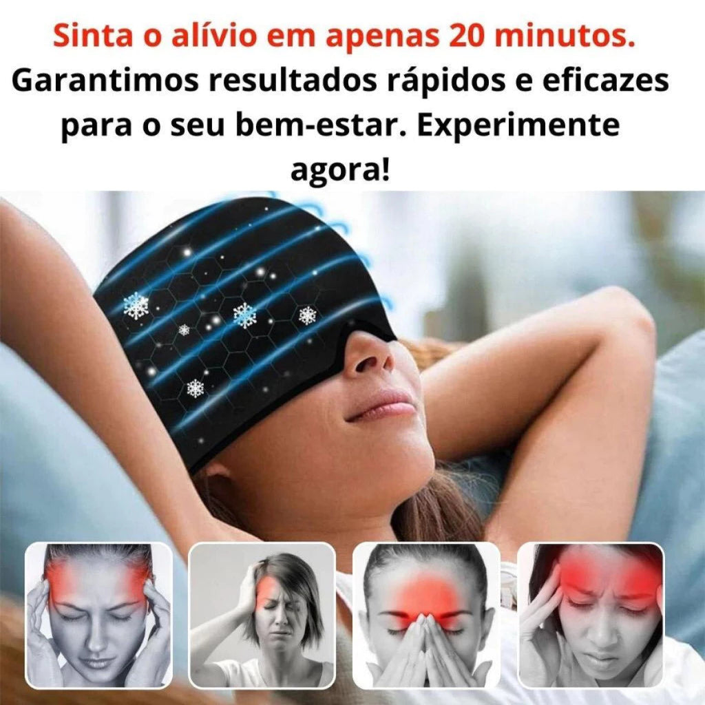 Kit 02 Toucas Terapêuticas de Gel – Alívio Imediato para Dores de Cabeça e Enxaqueca
