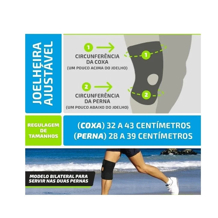Joelheira de Compressão Ortopédica Articulada- FlexComfort Lançamento!