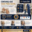 Aparelho Auditivo Digital Recarregável- ClarityPro ORIGINAL (02 UN)