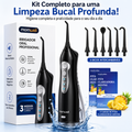 Irrigador Bucal Profissional Mornwell D52 Sem Fio IPX7 Alta Pressão 300ML