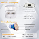 Par de Mini Aparelho Auditivo Recarregável Invisível- Lançamento Original!