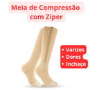 02 Pares- Meia de Compressão Terapêutica – Circulação Ativa, Pernas Leves o Dia Todo!