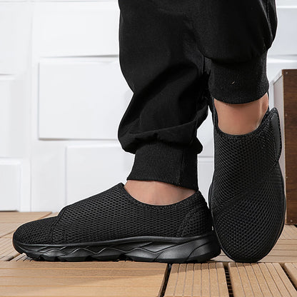 Tênis Ortopédico Feminino para Pés Inchados, Largos e com Joanetes – ConfortWalk™
