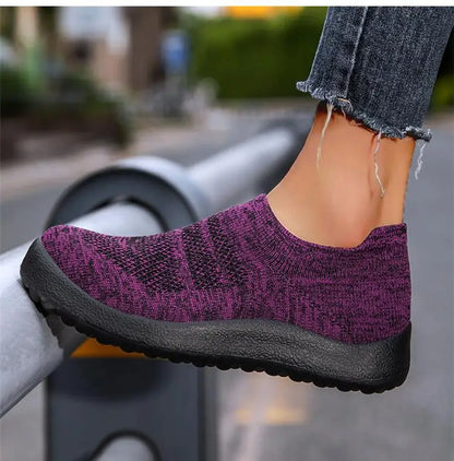 Tênis Ortopédico Feminino confortável, respirável e sem cadarço- Confort Walk Flex™