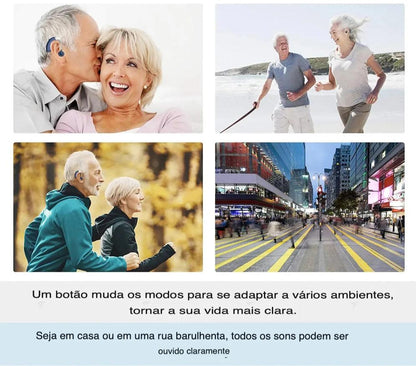Aparelho Auditivo Digital Recarregável- ClarityPro (01 UN)