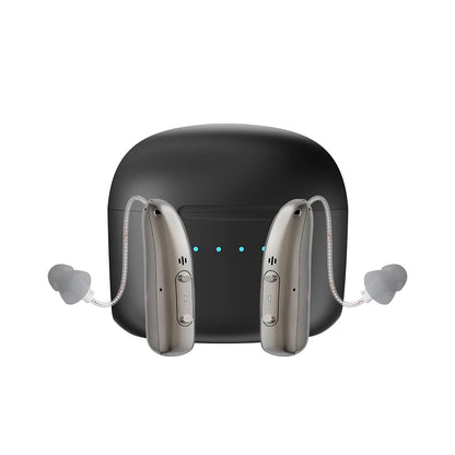 Clarity Pro Max: Aparelho Auditivo Digital Recarregável BTE