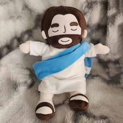 KIT 02 Jesus de Pelúcia Calmante com Respiração, Som e Luz
