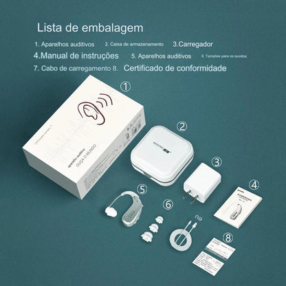 Aparelho Auditivo Digital Recarregável- Chitu Pro™