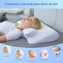 Travesseiro Ortopédico de Espuma de Memória- OrthoSleep™ 2 em 1