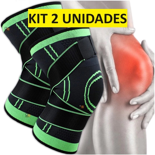 Kit- 02 Joelheiras de Compressão Ortopédica- OrtoFlex™