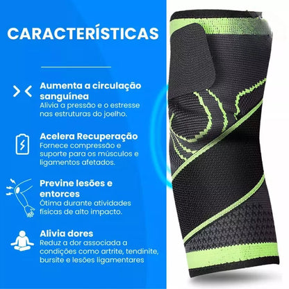 Kit- 02 Cotoveleiras Ajustável Alta Compressão Ortopédica- Confort Pro