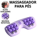 Rolo Massageador de Pés Profissional – Alívio Imediato para Dores e Tensão
