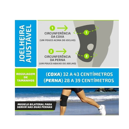 Joelheira de Compressão Ortopédica Articulada- FlexComfort Lançamento!