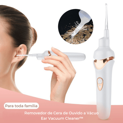 Removedor de Cera de Ouvido a Vácuo - Ear Vacuum Cleaner - Utilidade Genial